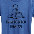 thumbnail image 3 of Garfield - More Bored Than You - Women's Short Sleeve Graphic T-Shirt, 3 of 5