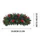 thumbnail image 3 of Christmas Three-legged Candlestick Home Desktop Candlestick Rattan Garland Decoration Party Matching Ornaments, 3 of 5
