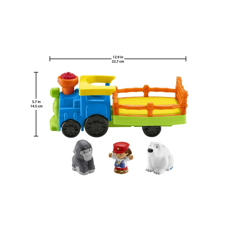 Fisher Price Little People Choo Choo Zoo Train with Music and Sounds for Toddlers 3 Figures