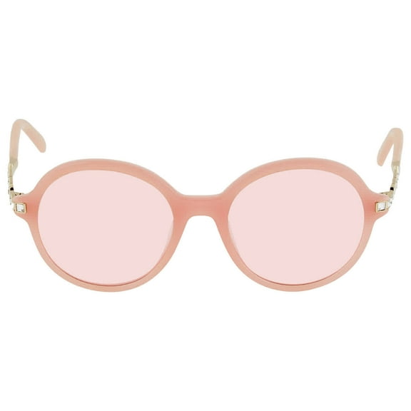 Swarovski Bordeaux Round Ladies Sunglasses SK0264 72S 53