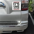thumbnail image 2 of DistinctInk Custom Bumper Sticker - 4" x 4" Decorative Decal - White Background - It's Gainz O'Clock Working Out, 2 of 2