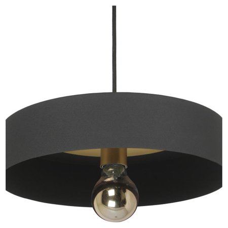 

Maklaine 15 Brass 1-light Ceiling Fixture in Black and Matte Brass