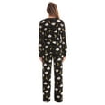 thumbnail image 3 of Just Love Thermal Fleece Pajamas for Women (Black - Dark Night, 2X), 3 of 3