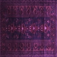 thumbnail image 1 of Ahgly Company Indoor Square Persian Purple Traditional Area Rugs, 5' Square, 1 of 4