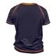 thumbnail image 3 of Men's Raglan T-shirt Retro Short Sleeve Round Neck Letter Printing Tops L, 3 of 3