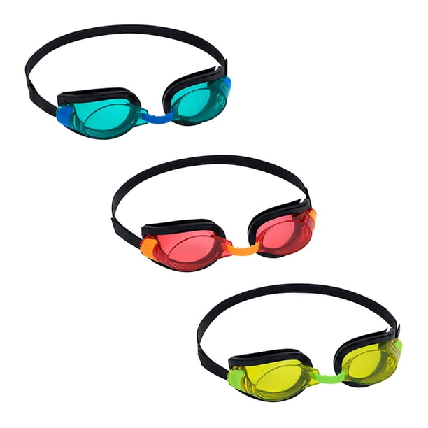 Goggles Para Niños Bestway Natación 7 A 14 años Paquete 3 Piezas Plástico De Alta Resistencia