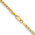 thumbnail image 4 of FJC Finejewelers 10 kt Yellow Gold Flat Anchor Chain 24 Inches x 2.4 mm, 4 of 7