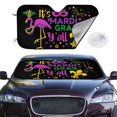 thumbnail image 2 of Daiia Mardi Gras with Flamingo Windshield Sun Shade for Car SUV Truck (Small ), Car Sun Shade Windshield, Car Shades for Front Windows, Sunshade for Car Windshield, 2 of 7