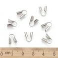 thumbnail image 3 of Tarnish Resistant Stainless Steel Bead Tips Stainless Steel Color 9.5x5mm, 3 of 3