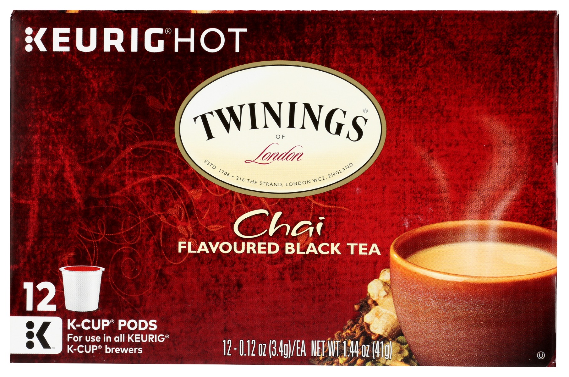 TAZO Classic Chai Latte K-Cup® Pods 