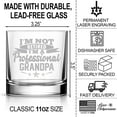 thumbnail image 3 of I'm Not Retired I'm A Professional Grandpa Engraved Whiskey Glass, Funny Gift for Christmas, Birthday, Father's Day, Retirement Gift, 3 of 5