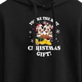 thumbnail image 3 of Disney - You're The Best Christms Gift - Juniors Cropped Pullover Hoodie, 3 of 5