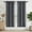 Gray, variant on XUEYU 100% Blackout Curtains for Bedroom, Light Blocking Thermal Insulated Curtains with Noise Reduction, 42x63 Inch Room Darkening Window Drapes, Set of 2 Panels, Black