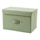 thumbnail image 1 of Caja de almacenamiento plegable Inteprter contenedores de hogar con mango duradero Verde, 1 of 6