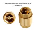 thumbnail image 1 of Clapet Anti-Retour à Ressort Remplacement Partie Clapet Anti-Retour en Laiton Fabrication Taille Compacte Longue Durée Universel Pratique DN32, 1 of 9