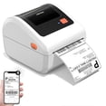 thumbnail image 1 of Impresora térmica de etiquetas de envío Omezizy con Bluetooth - D450BT Impresora térmica de etiquetas 4x6 para pequeñas empresas y envíos de paquetes, compatible con iPhone, Android, iPad, Windows, ma, 1 of 5