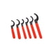thumbnail image 3 of 6 Piezas Llave de Gancho en C Colamx Ensamblaje Prémium Accesorios de Herramientas Manuales, 3 of 7