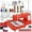 Base Bundle, variant on POOLIN EOC06 7.9in x 11in Embroidery Machine & Embroidery Thread Bundle - Red