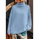 thumbnail image 4 of Suéter PRETTYGARDEN 2025 Cuello Tortuga Manga Larga Azul Talle S, 4 of 7