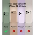 thumbnail image 5 of FANGQIULI Magnetic for iPhone 17 Case,Classic Liquid Silicone Mobile Phone Case,Integrated Camera Control Button,Anti-Scratch Microfiber Lining, 5 of 5