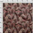 thumbnail image 3 of oneOone Velvet Pastel Red Fabric Tropical Sewing Material Print Fabric By The Yard 58 Inch Wide, 3 of 4