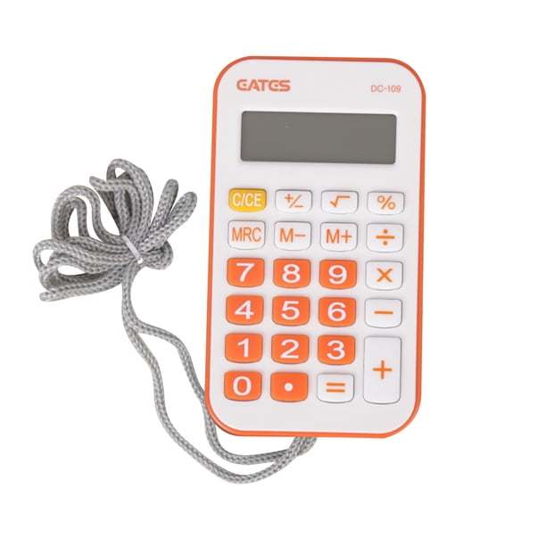 Calculadora de colores de 8 dígitos para niños de primaria y secundaria.
