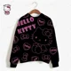 thumbnail image 5 of Sudadera con capucha de otoño HELLO KITTY, sudadera fina y elegante para mujer, jerséis Harajuku, moda coreana, estampado de leopardo, ropa de calle de manga larga, 5 of 5