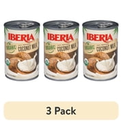 (3 pack) Iberia Organic 100% Natural Coconut Milk, 13.5 fl oz