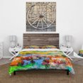 thumbnail image 3 of Designart 'art Abstrait Multicolore Texture Vive I' Ensemble de Housse de Couette Moderne, 3 of 5