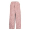 thumbnail image 5 of Women's Casual Striped Pants with Pockets Comfortable Loose Fit Everyday Trousers for Relaxed Style, 5 of 6