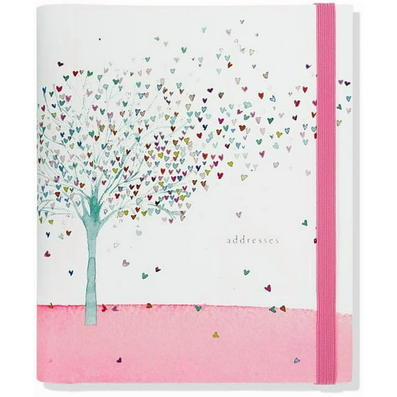 Lg Addr Bk Tree of Hearts, (Hardcover)