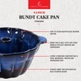 thumbnail image 5 of Emeril Lagasse Bundt Cake Pan Stoneware 9.5 in – Pound Cake Baking Pan, Perfect for Baking Delicious Bundt Cakes!, 5 of 6