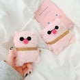 thumbnail image 4 of HAHDAXIA Furry Case Compatible with AirPods 1&2,Funny Cute 3D Cartoon Plush Pig Design Fluffy Soft Warm Cover Case Carrying Charging Box with Keychain Anti-Fall Protective Case for AirPods 1&, 4 of 7