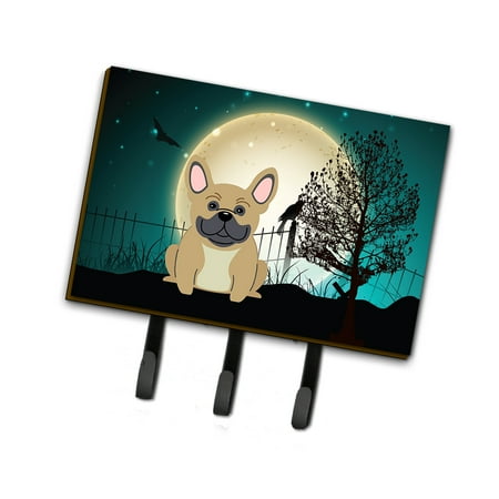 

Carolines Treasures BB2200TH68 Halloween Scary French Bulldog Cream Leash or Key Holder Triple multicolor