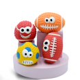 thumbnail image 1 of SHAR 4 Pack Squeaky Dog Toys, Interactive Latex Rubber Dog Toys, Soft Bouncing Balls for Small Medium Pets, 1 of 5