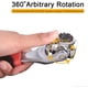 thumbnail image 4 of Llave Universal 48 en 1 Llave de Tubo Herramienta de Llave Multifunción con Cabezal Giratorio de 360 ​​Grados, Herramienta de Llave para Reparación de Hogares y Automóviles, 4 of 5