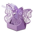 thumbnail image 4 of 100 cajas de chocolate y azúcar para regalos de boda, decoración para bodas, cumpleaños, color morado claro, 4 of 11