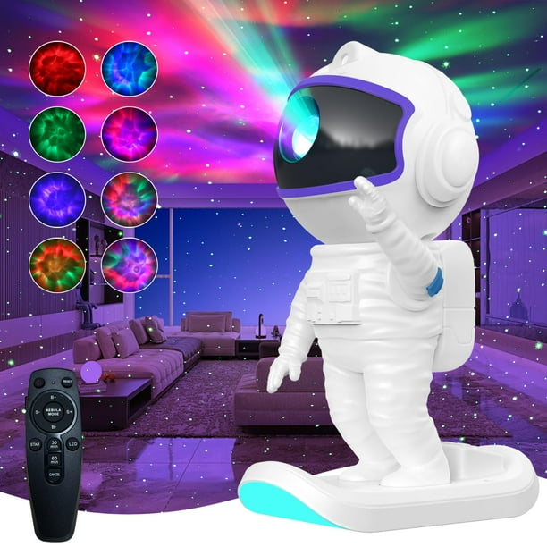 Proyector Estelar Stbands Luz Galaxia 17 Modos con Control Remoto
