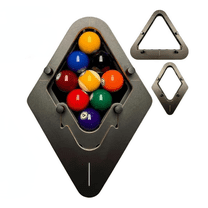 2026 Precision-Engineered Professional Billiard Rack System That Eliminates Gaps, Eliminates Gaps & Delivers Perfect Racks - Ideal for Tournament Play & Pool Halls for 8-Ball - (9-Ball Pro)