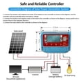 thumbnail image 3 of controller,5v Output App Bt 60a Solar Lcd Display Usb 5v Output 12v/24v/36v/48v/60v Lcd Solar Solar Display Dual Usb App Remote Solar Buzhi Solar Dual Usb 5v Output App Remote Solar Wifl Bt, 3 of 6