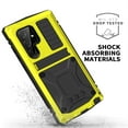 thumbnail image 4 of Decase for Samsung Galaxy S23 Ultra 6.8 inch,with Built-in Screen Protector Full Body Heavy Duty Shockproof Kickstand Case Cover,Support Wireless Charging,Yellow, 4 of 8