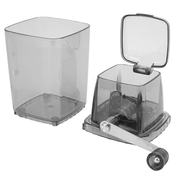 Machine à glace pilée Herwey, mini broyeur à glace manuel portatif de  broyeur à glace Machine à glace pilée pour le ménage, broyeur à glace  portatif 