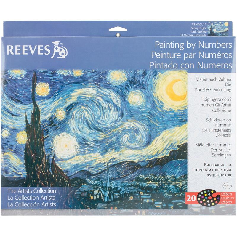 Reeves paint by numbers masters collection