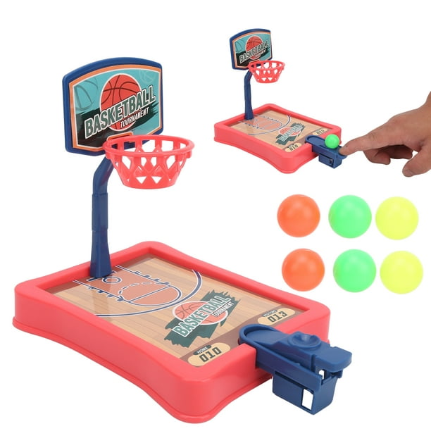 Mini jeux de basket-ball de bureau pour enfants, tir sportif, jouet de  bataille de table coule, jeux de société, jeux de fête Fidget, cadeaux