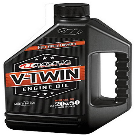 Maxima Racing Oils 30-069128 20w50 V-Twin Mineral Engine Oil - 128 fl. oz.