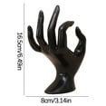 thumbnail image 2 of Harlier Female Mannequin Hand, Hand Shape Ring Display Stand Jewelry Organizer, Bracelet Bangle Necklace Holder for Hand Chain, Finger Ring, Glove, Left Hands, 2 of 6