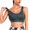 Green, variant on Eleady Women High Impact Sport Bra Full Support Wireless Bras Workout Racerback Yoga Athletic Bra Adjustable Straps(Black Medium)