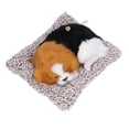 thumbnail image 1 of Animal De Peluche De Pug, Juguete De Felpa Interactiva Perro Falso Acurrucado Cachorro Electrónica Mascotas Perros Adorables Para Dormir Para Niños Dormidos Juguetes Decoraciones, 1 of 7