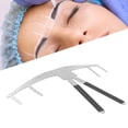 thumbnail image 1 of Herramientas para tatuajes de Cejas, Regla de Colocacia de 3 Puntos Sin Deslizamiento de 3 Puntos Regla de Cejas Duradera Portátil para Medir la CEJA, 1 of 7