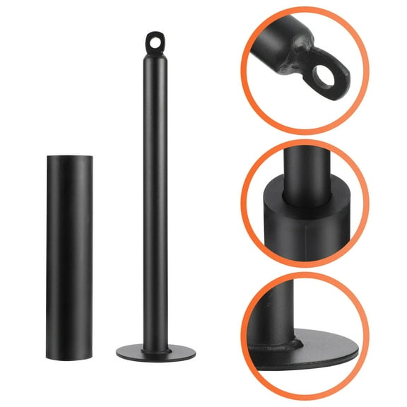 LULULION 1Pc Barbell Slice Weight Rod Steel Load Tray for Arm and Wrist Exercise